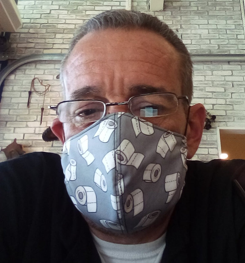 Toilet Paper Face Cover
