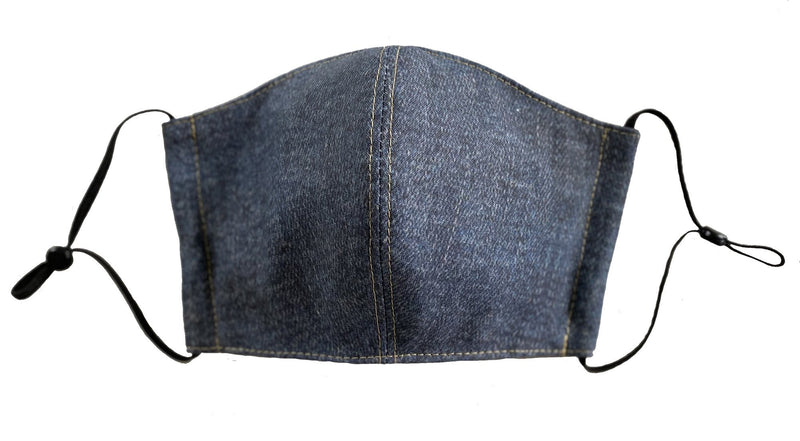 Vintage Wash Denim Face Cover